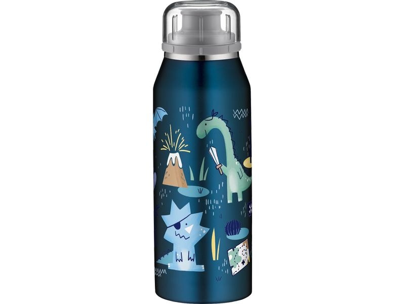 Alfi Thermosflasche Kids Dino Pirates 350 ml, Blau Isolierflasche