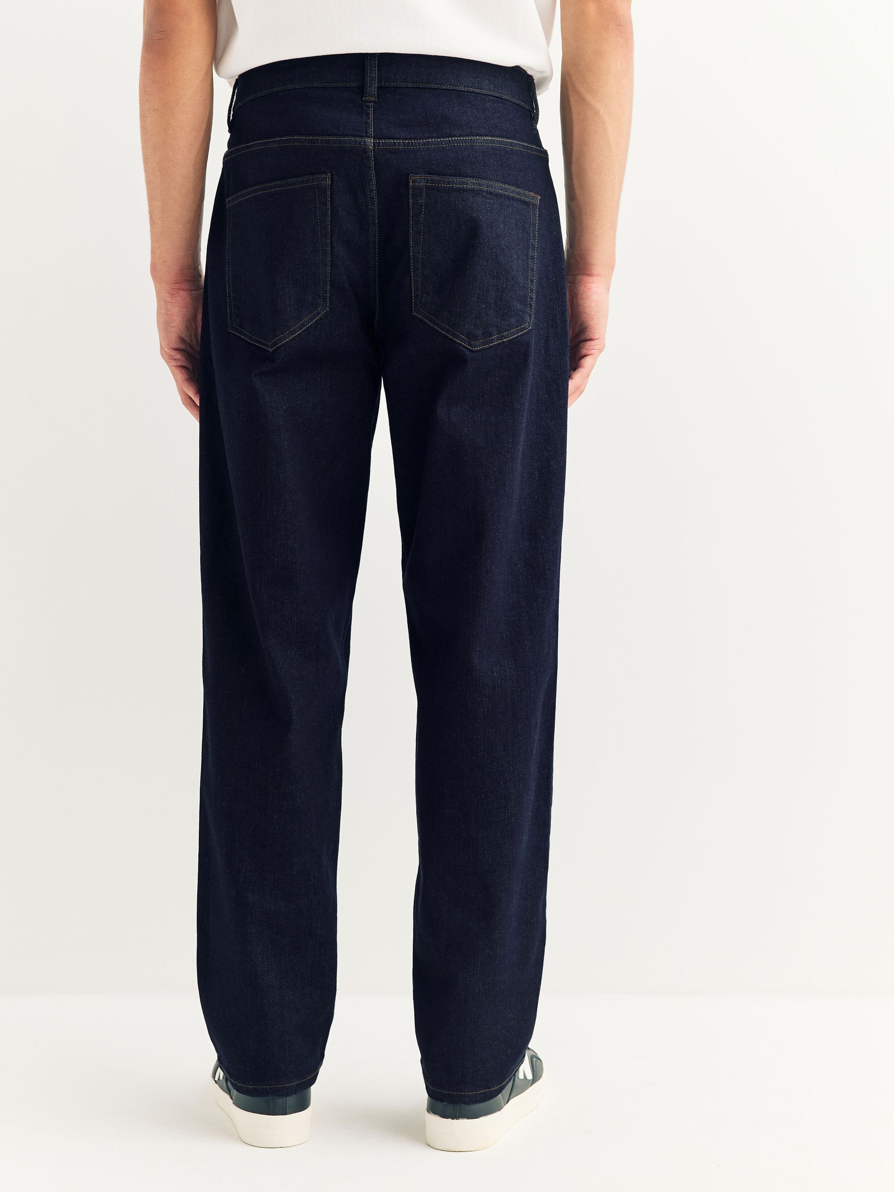 Indigo wassing - Klassieke stretchy Jeans met relaxed fit