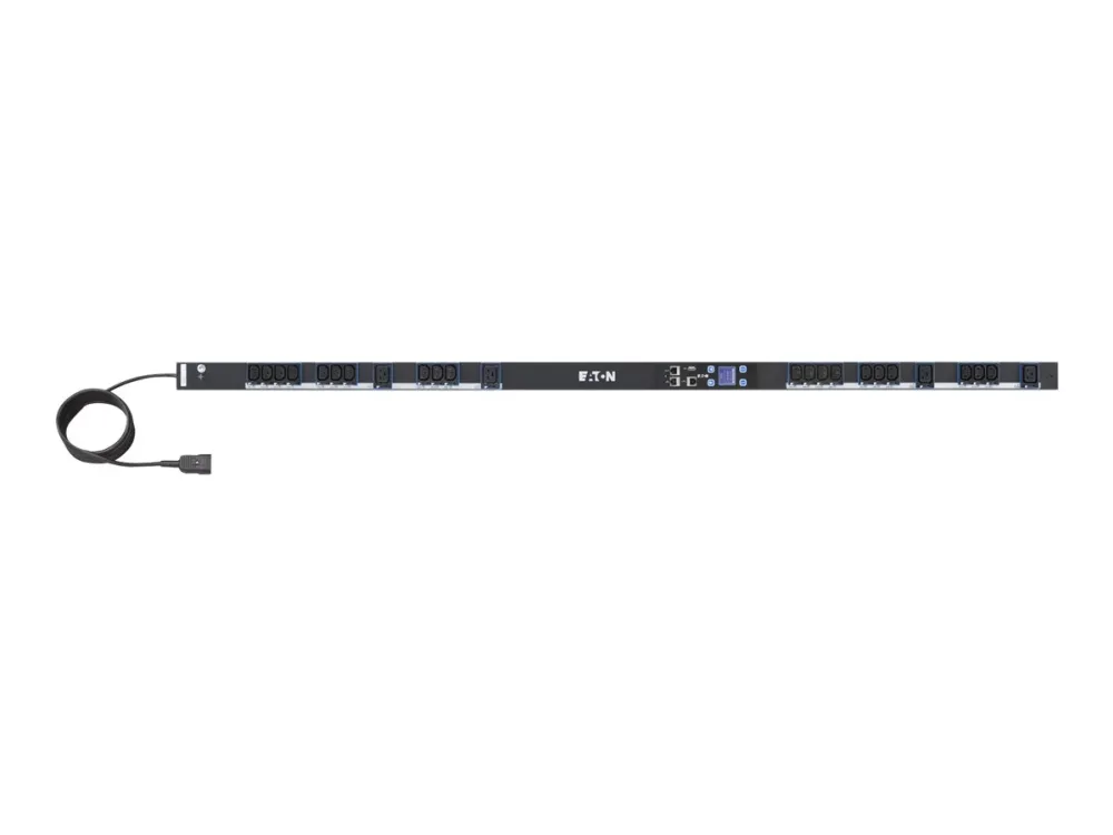Eaton ePDU G3 Metered Outlet - Strømfordelingsenhed (rackversion) - Ethernet 10/100, RS-232 - input: IEC 60320 C20 16A - output-stikforbindelser: 24 - 0U