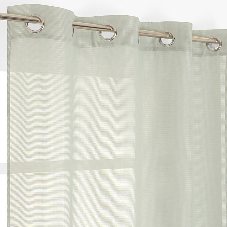 Voilage Cordola vert L.140 x H. 240 cm