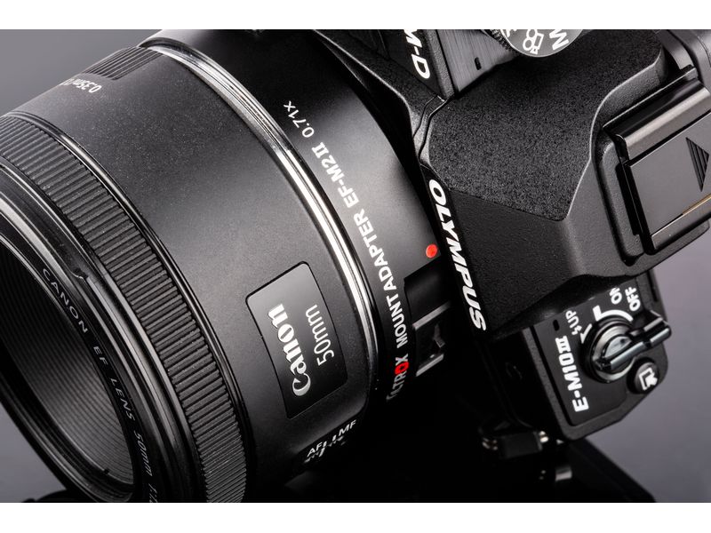 Viltrox Objektiv-Adapter EF-M2 II Kompakter Objektiv-Adapter für das MFT-Bajonett