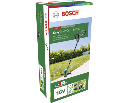BOSCH EasyGrassCut 18V-230 accu grastrimmer inclusief accu en lader