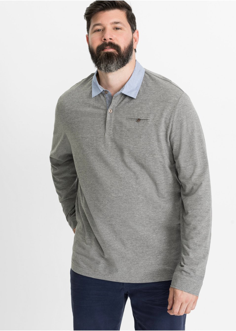 Polo manches longues