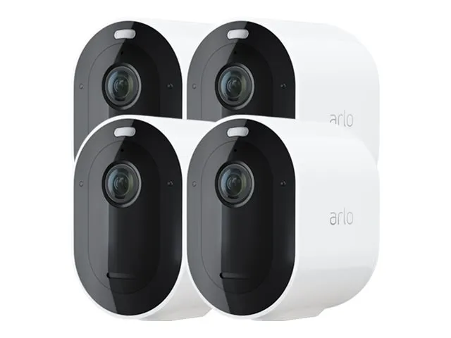 Arlo Pro 3 Wire-Free Security Camera System - Gateway   kamera(er) - trådløs (802.11b, 802.11g, 802.11n) - 4 kamera(er) - sort
