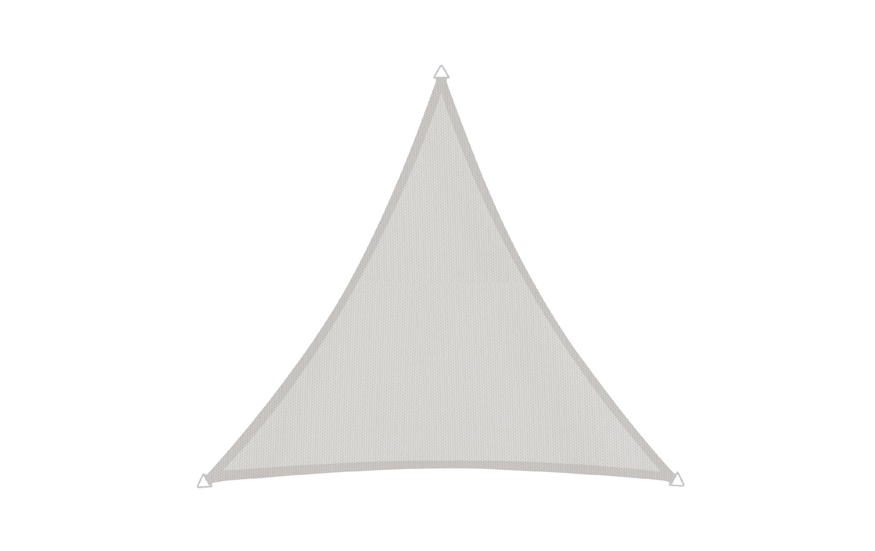 Sonnensegel Cannes, 300 cm, Dreieckig, GrauSchattentuch für Terrasse oder Balkon