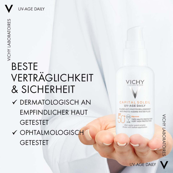 Vichy Capital Soleil UV Age Daily<br>40 ml, LSF50+ tinted light