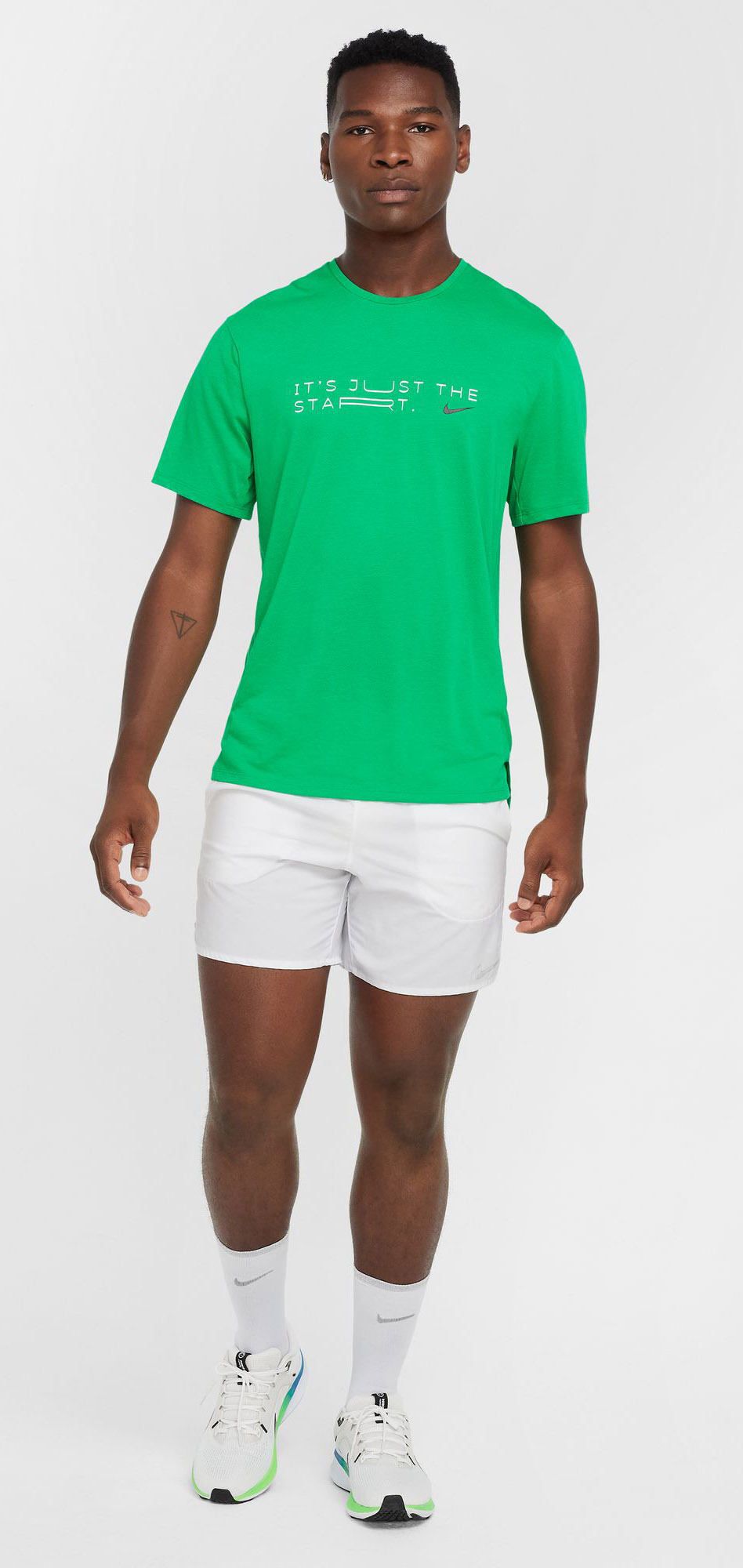 Dri-FIT Nike Rise 365 Kipchoge Shirt Herre 324/Stadium Green/Black/Reflective