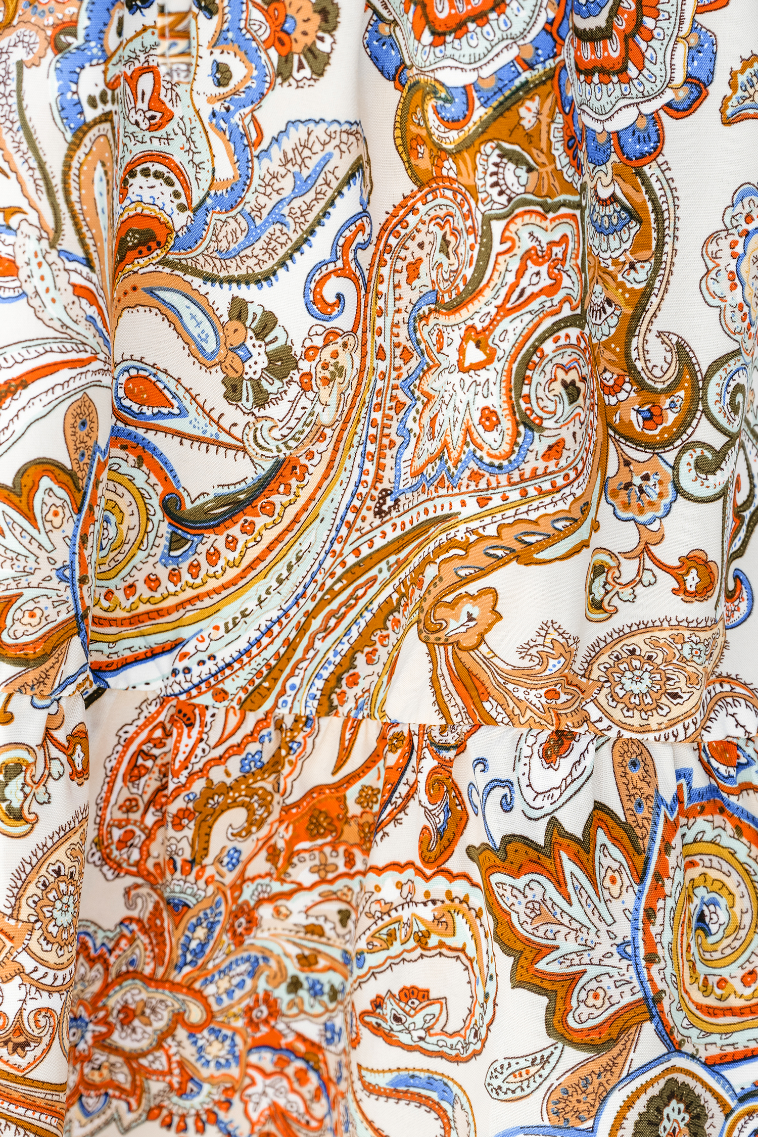 Robe trapèze à imprimé paisley