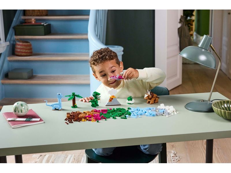 LEGO® Classic Kreative Dinosaurier 11041 Vielseitiges Konstruktionsspielzeug zur Förderung der Kreativität und Fantasie