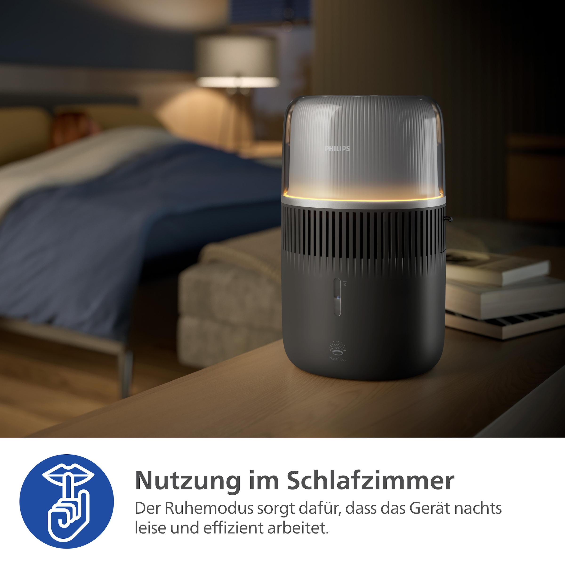 Philips Luftbefeuchter »HU5710/03 5000 Series« 4,5 l Wassertank für 56 m² Räume, mit NanoCloud Technologie