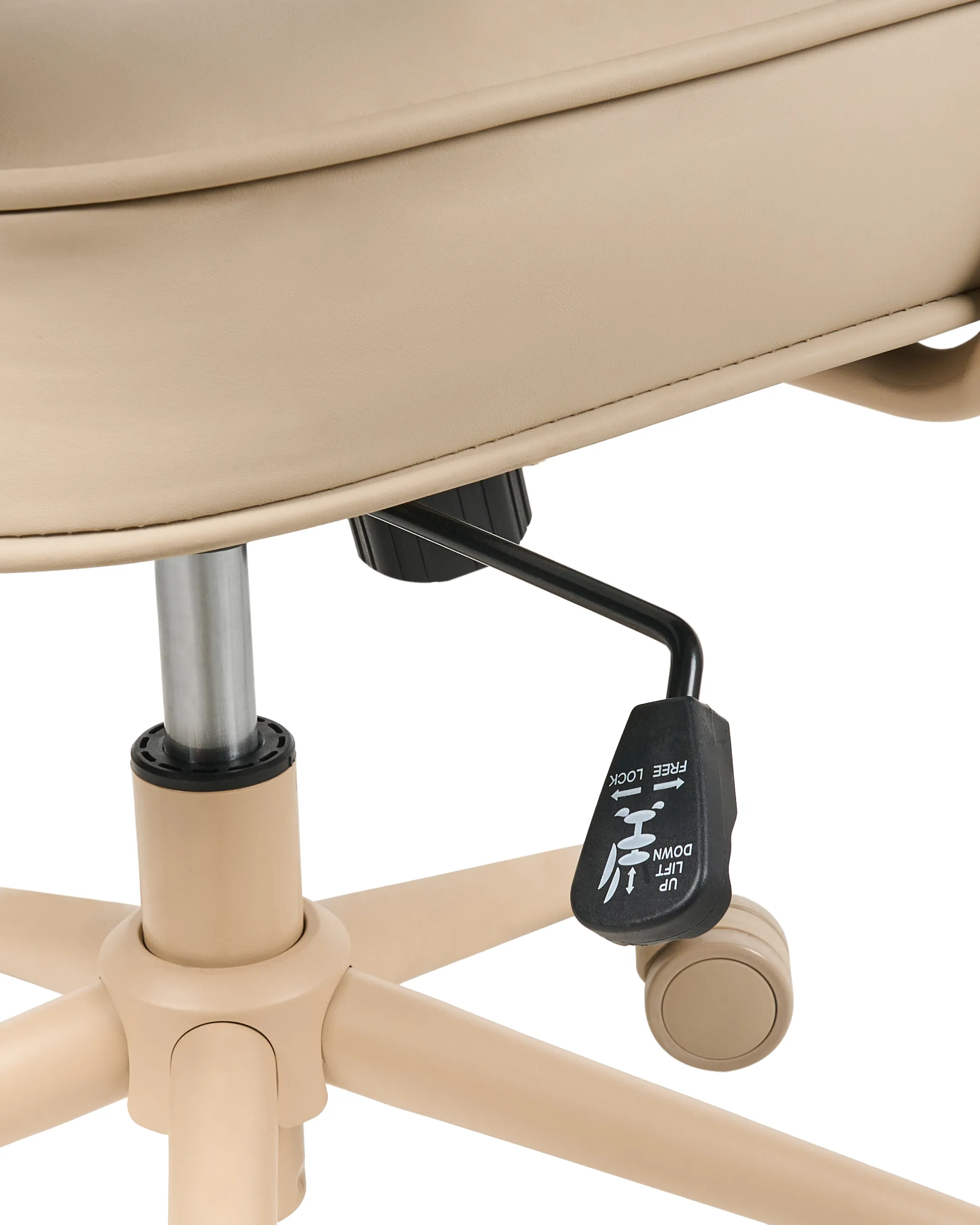 Bureaustoel PARAMUS Kunstleer Beige