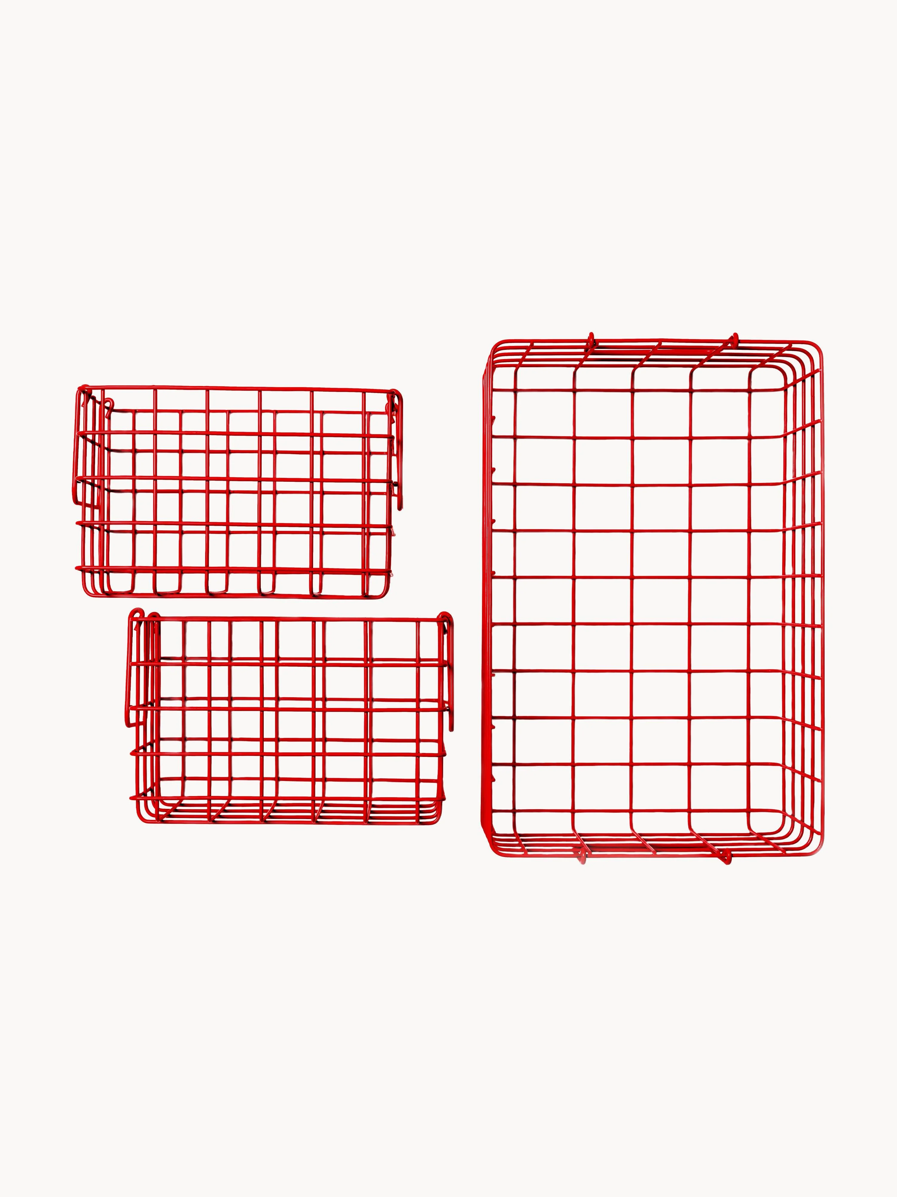 Metalen opbergmanden The Baskets, set van 3