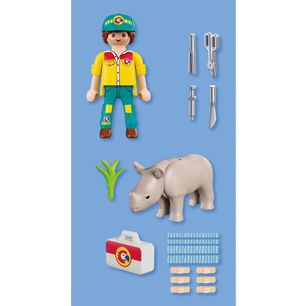 Køb Playmobil® DuoPack Ranger With Rhino