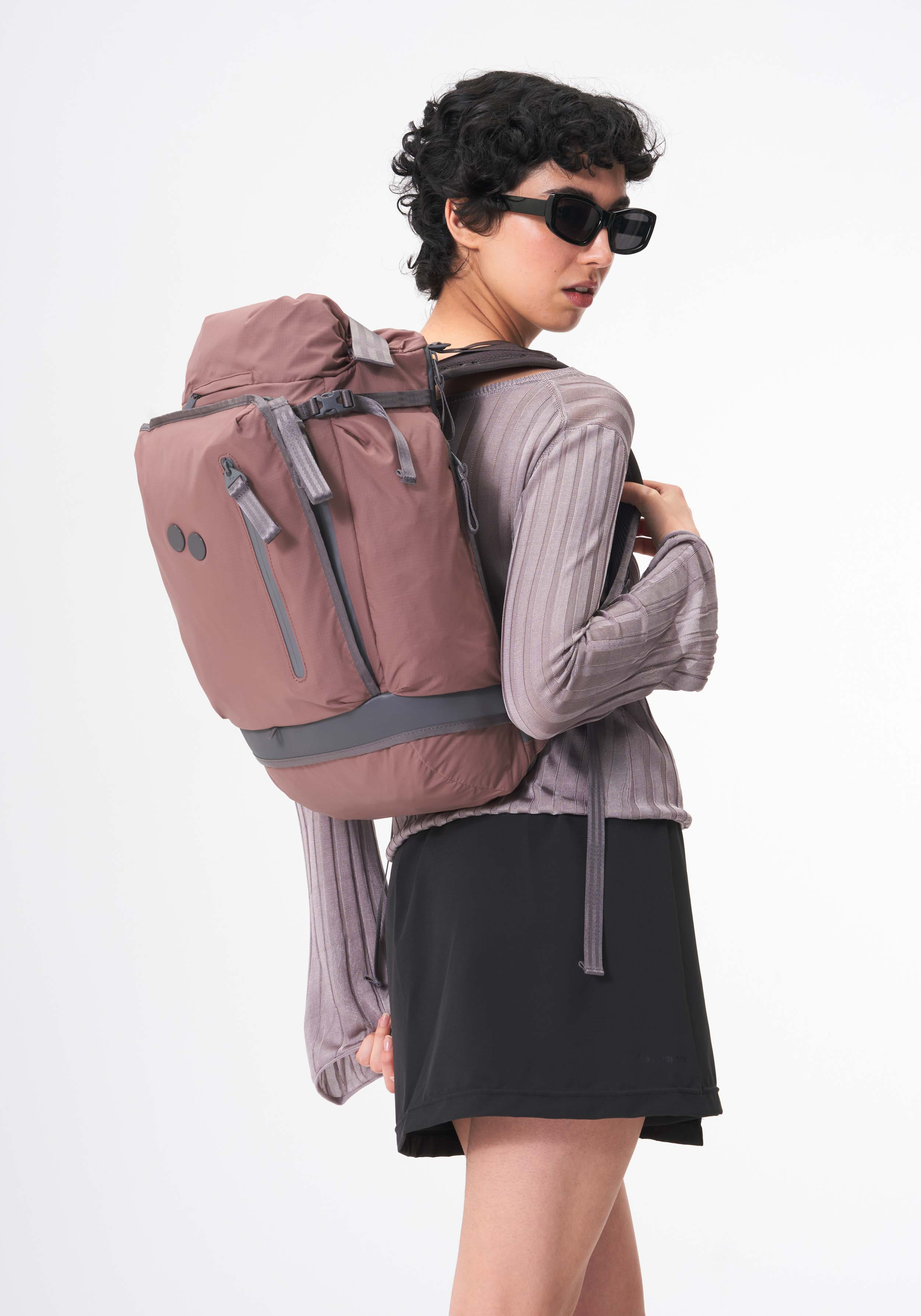 Pinqponq Fahrrad-Rucksack Komut Medium Backpack Pure Mouve
