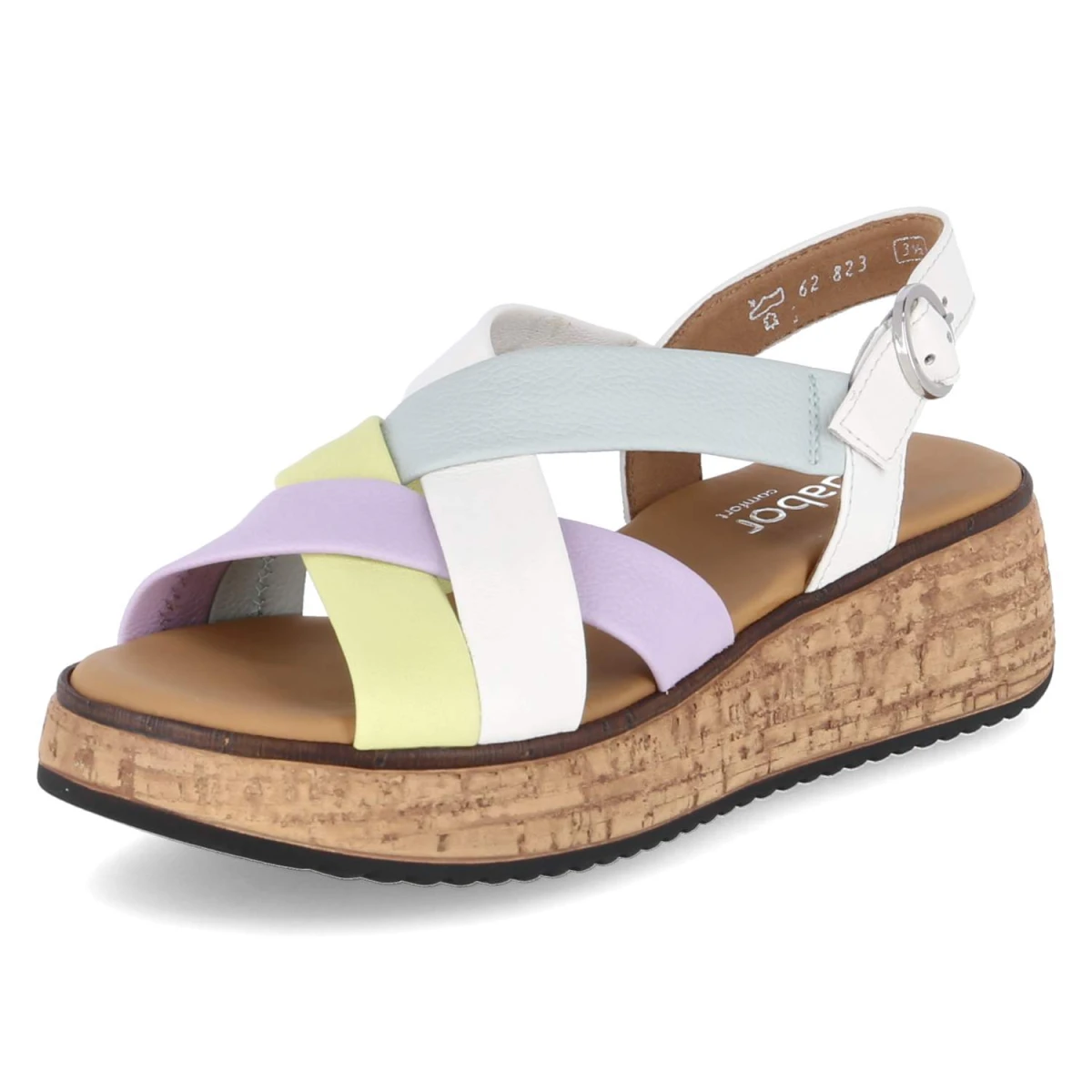 GaborSandalen - lime/lat/lila/mint