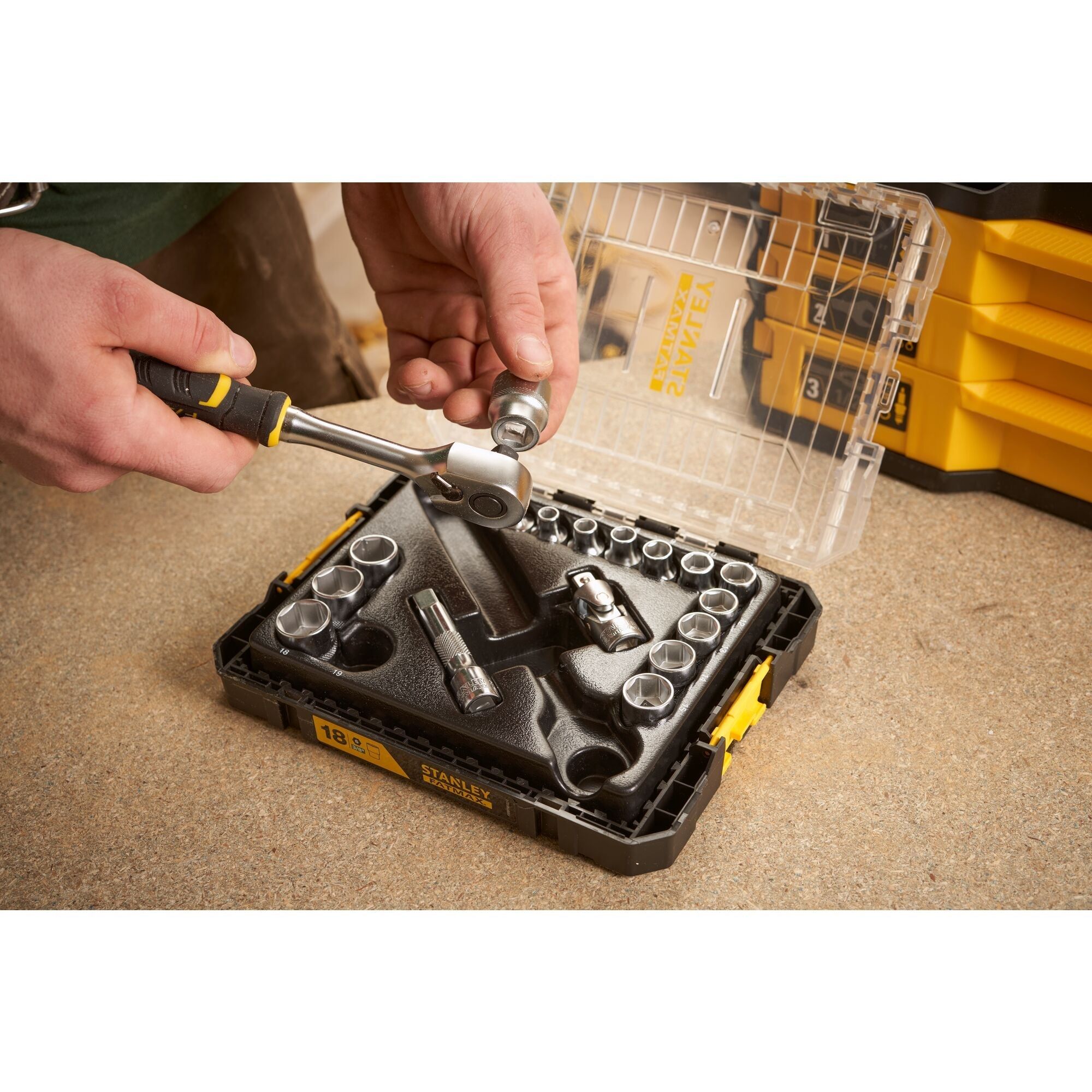 Stanley FMMT98102-0 FatMax™ PRO-STACK Doppenset 3/8\