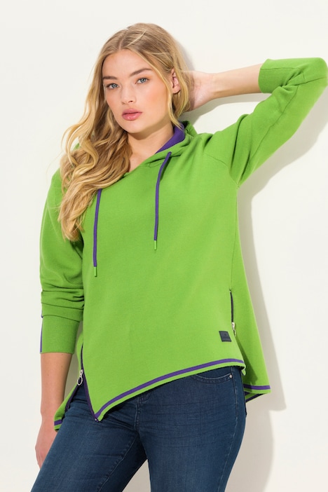 Hoodie, Doubleface, Kapuze, Langarm