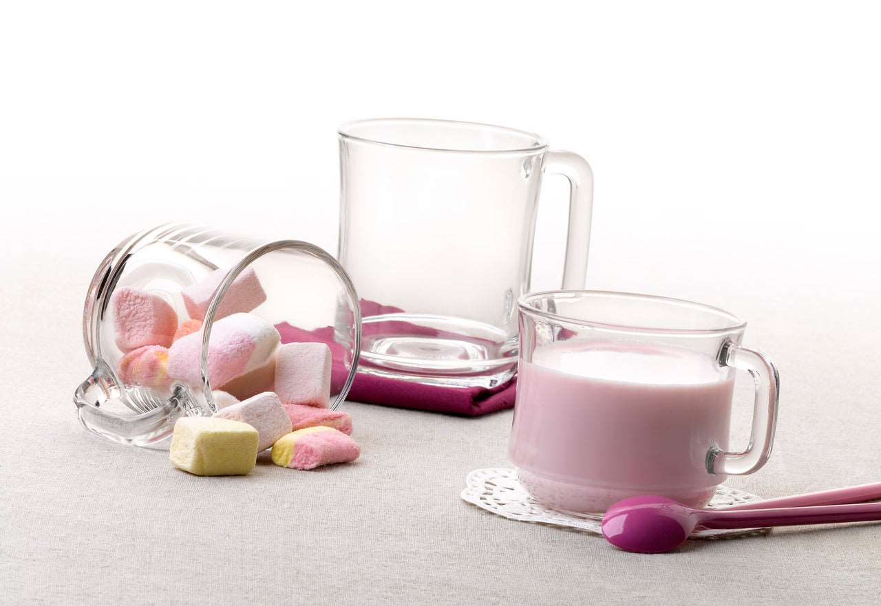 Lys - Mug en verre 31 cl (Lot de 6)