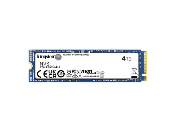 Kingston NV3 - SSD - 4 TB - intern - M.2 2280 - PCIe 4.0 x4 (NVMe)