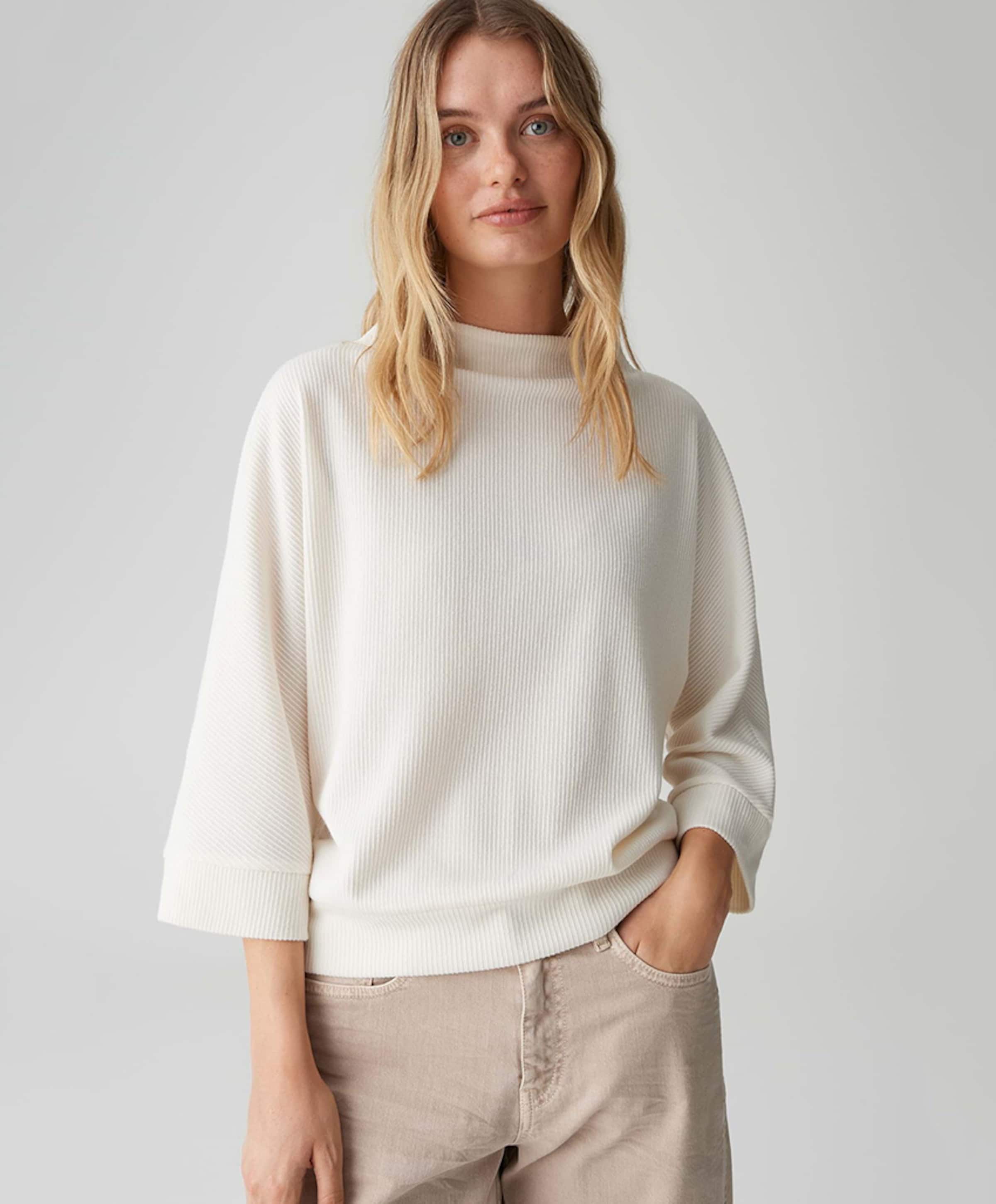 OPUS Dames longsleeve ecru