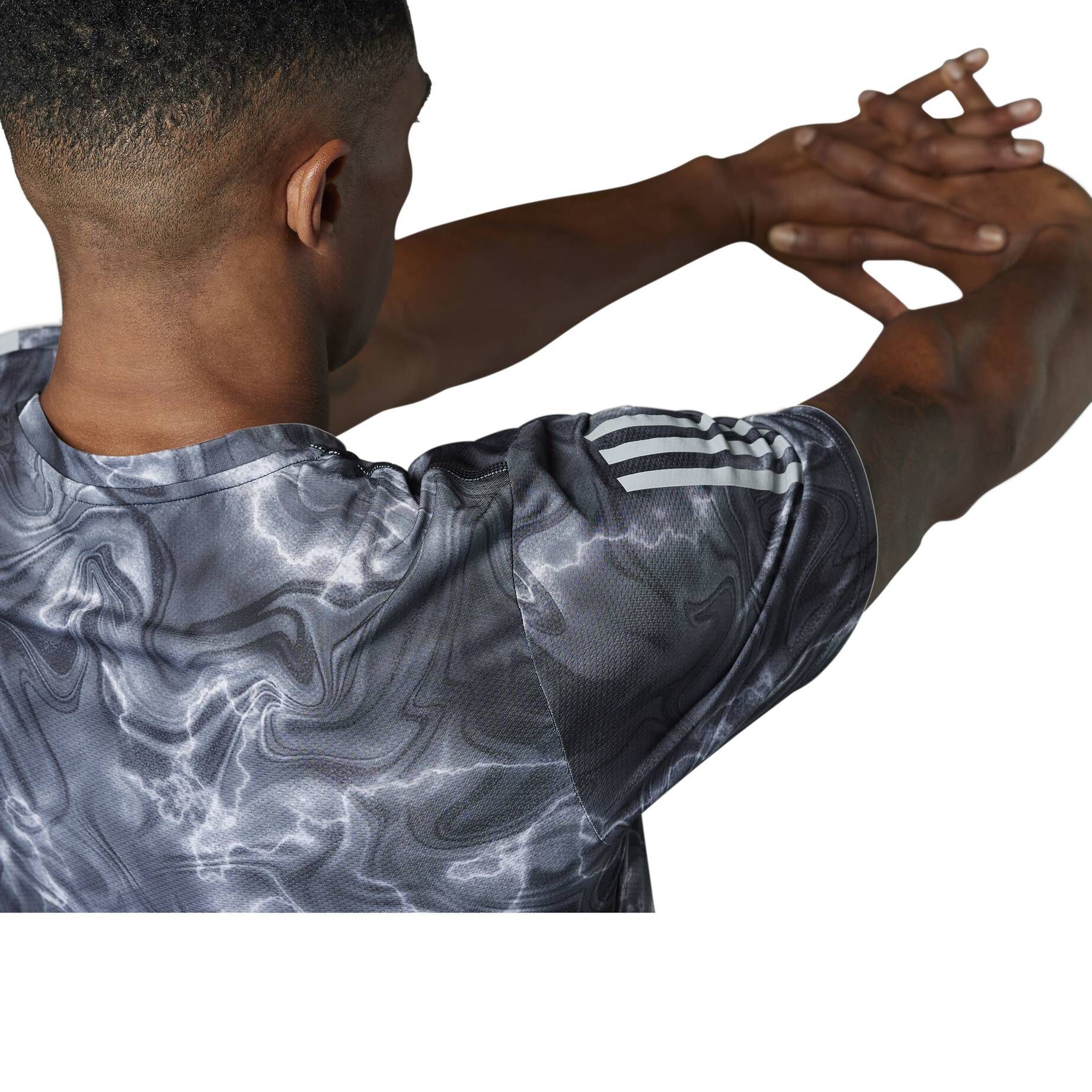 adidas Performance| Herren Laufshirt OWN THE RUN ALLOVER PRINT TEE