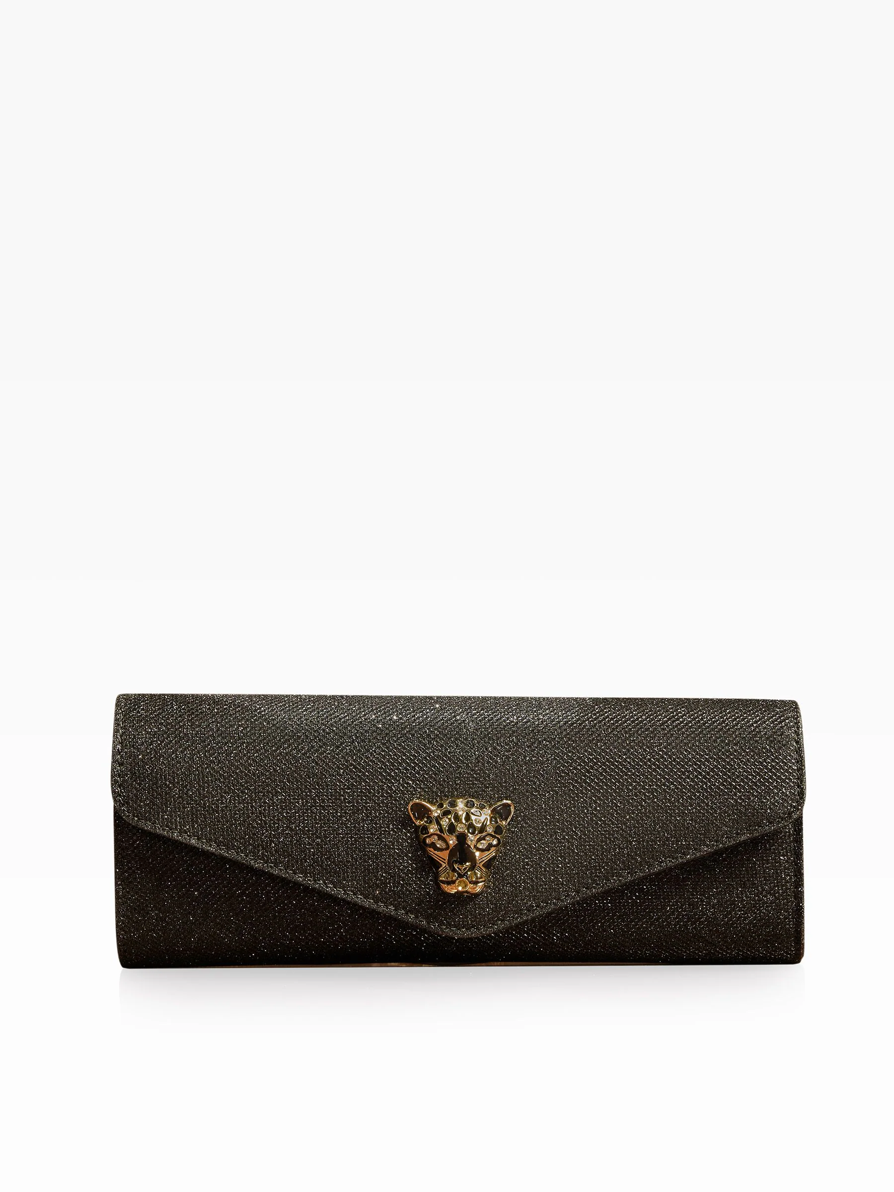 Zwarte glitter - Lipsy Clutch Bag