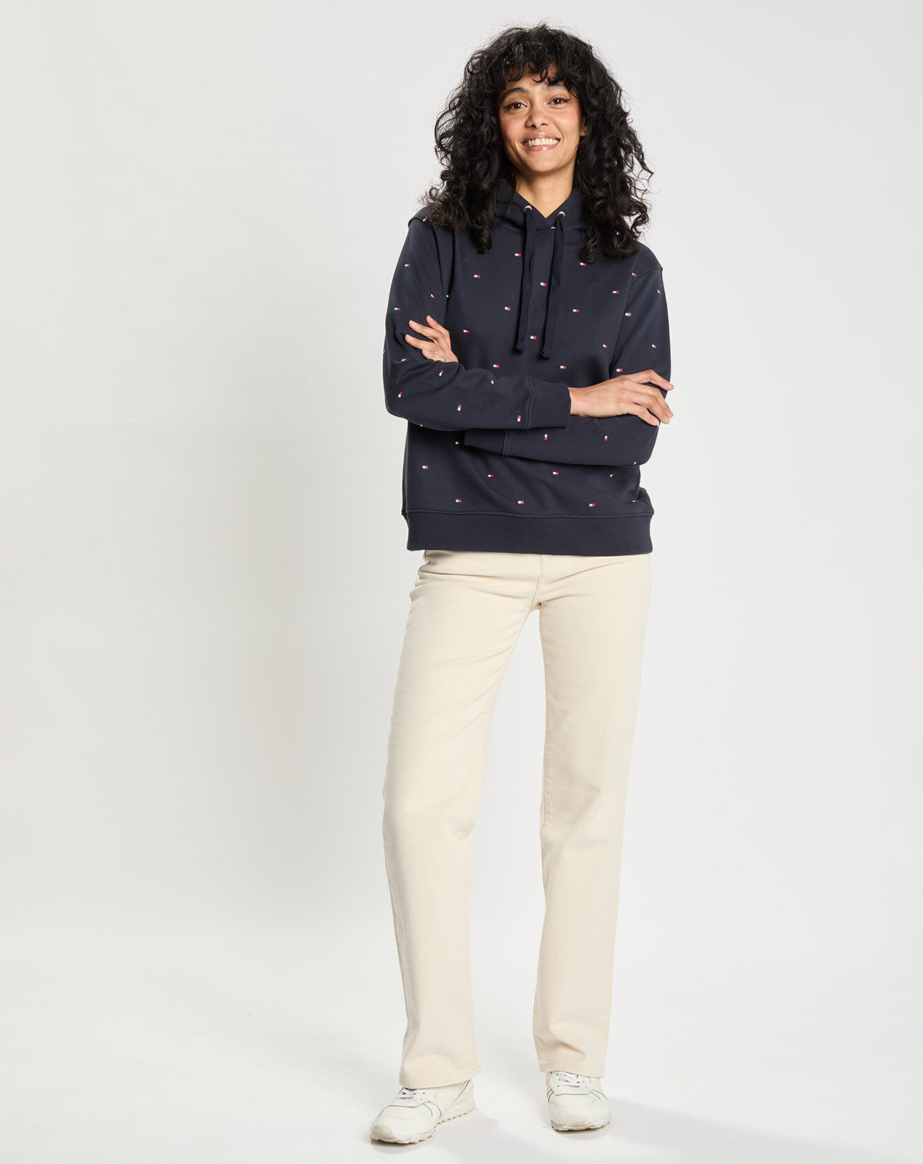Tommy Hilfiger Jean droit relaxed écru