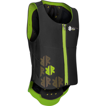 Komperdell Ballistic Vest Junior Protektor Schwarz / Lime Kinder