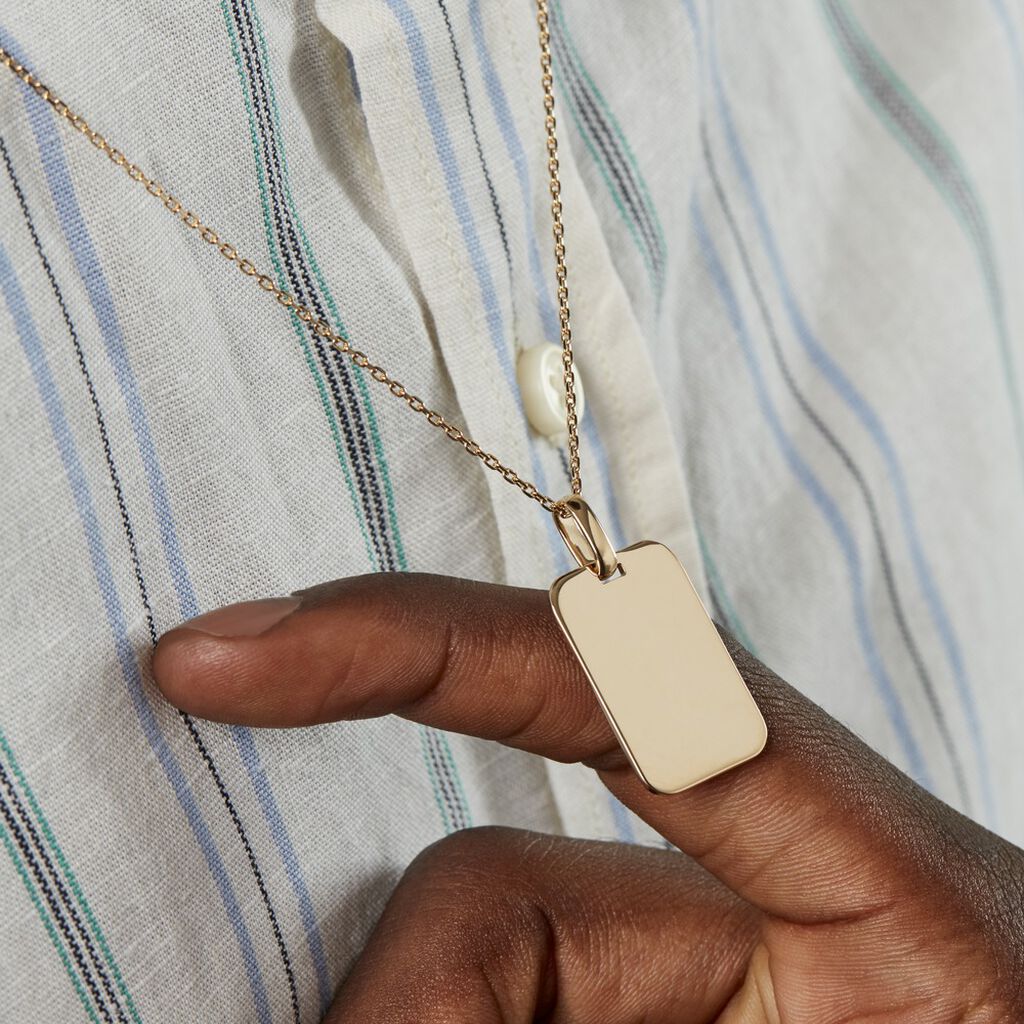 Collier Plaqué Or Jaune Idiattis