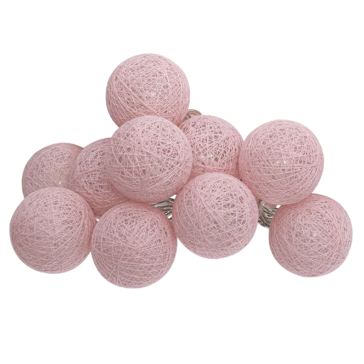Atmosphera, Createur D'Interieur Atmosphera Guirlande LED boules - Rose