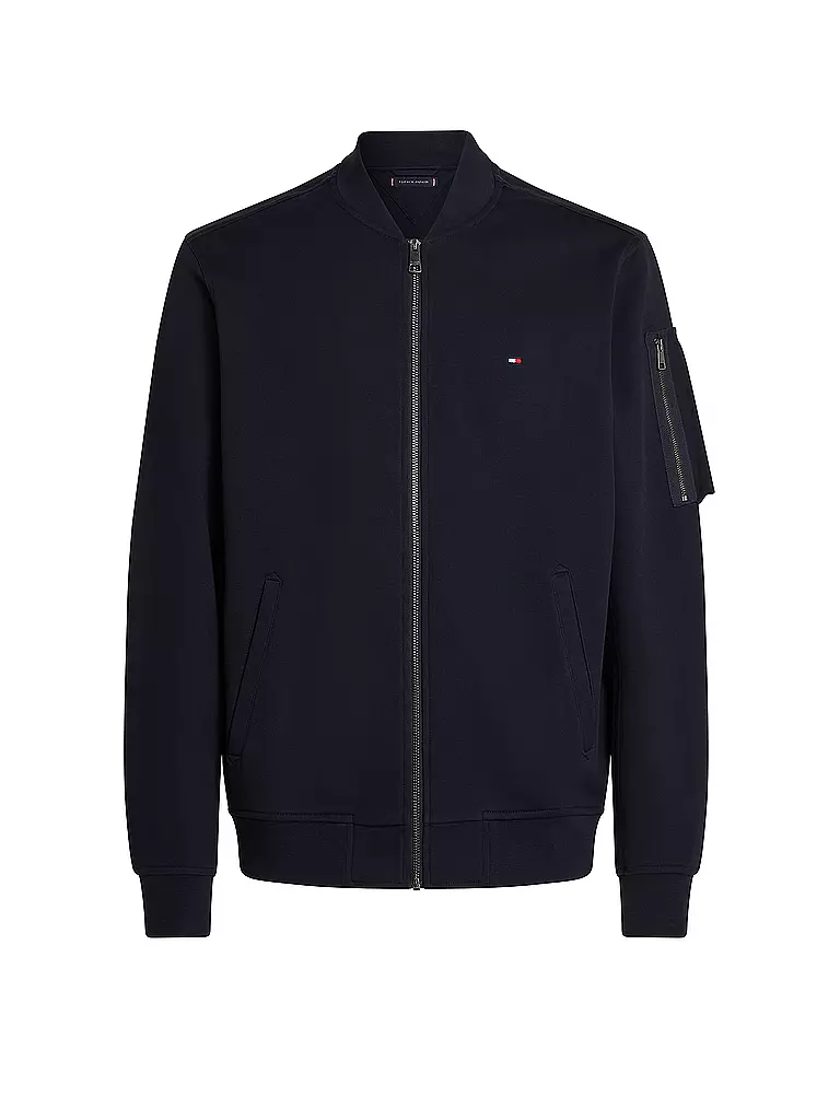 TOMMY HILFIGER Sweatjacke blau