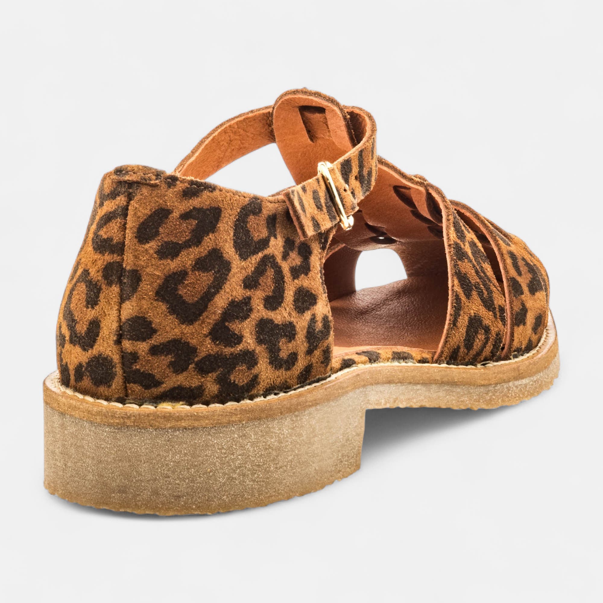 Babies Femme en cuir camel