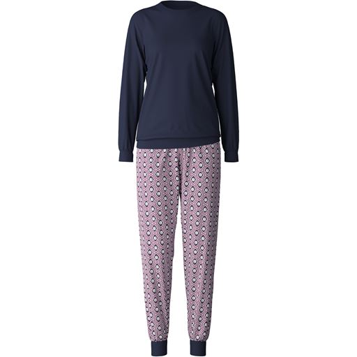 Calida Lovely Nights Pyjamas, Peacoat Blue, M
