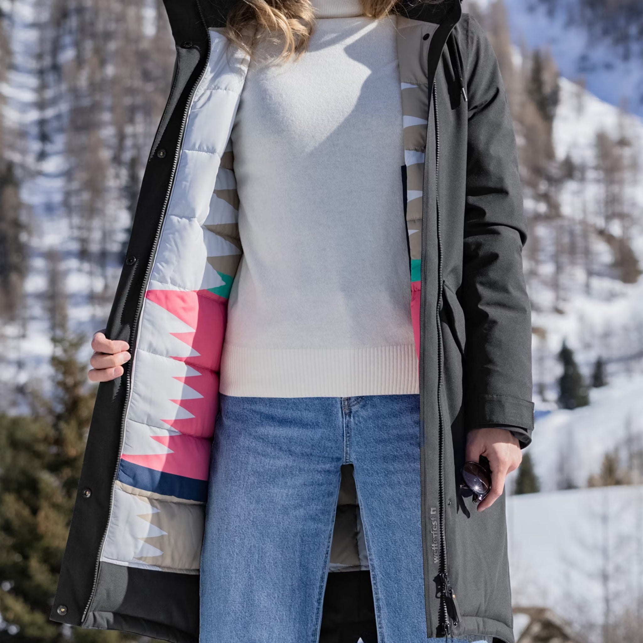 Frauen Winterjacke Asmara black