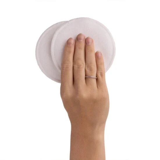 Coussinets d'allaitement lavables en coton   Blanc        de               Carriwell