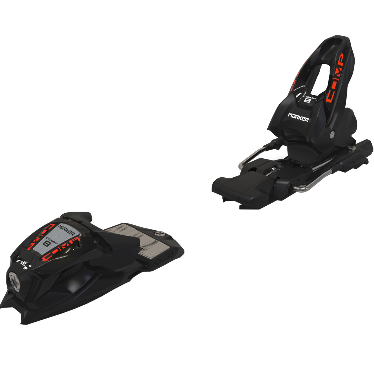 Marker Comp Junior 8 black/flo/red (child standard only) | Marker Skibindungen | Marker | M | MARKEN | XSPO