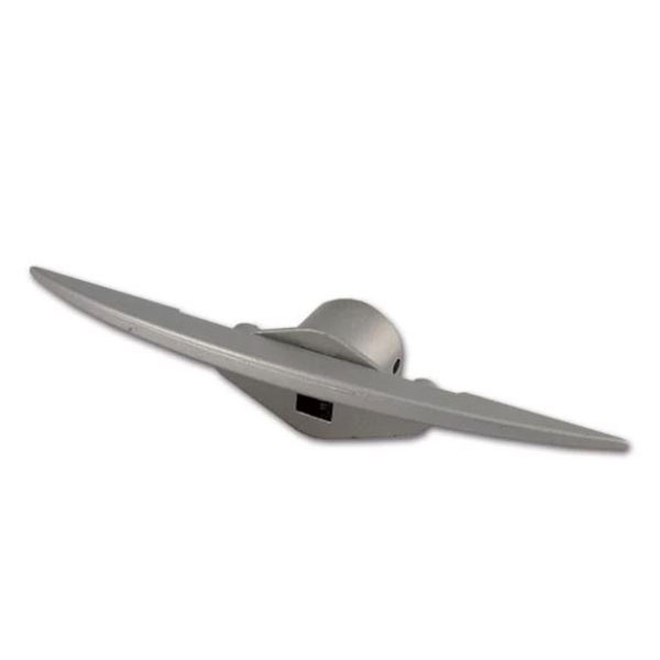 Poignée intérieure argenté 10,5 cm