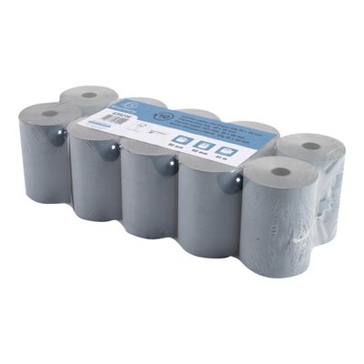 Exacompta - 10 Bobines thermiques - rouleaux caisses Safecontact - 80 x 60 x 12 mm - 1 pli - 44 m
