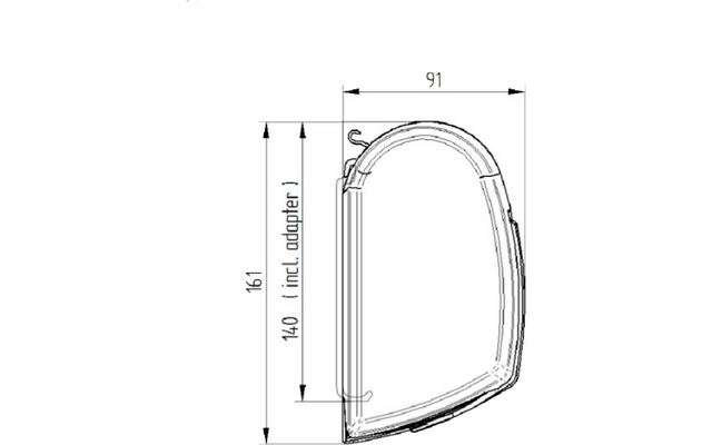 Thule Omnistor 5200 Wandmarkise mit Motor Gehäusefarbe Eloxiert Tuchfarbe Mystic Grau