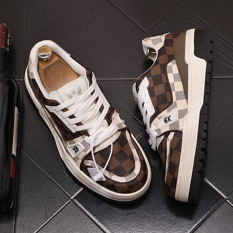Mr Ozera - Tweekleurige sneakers