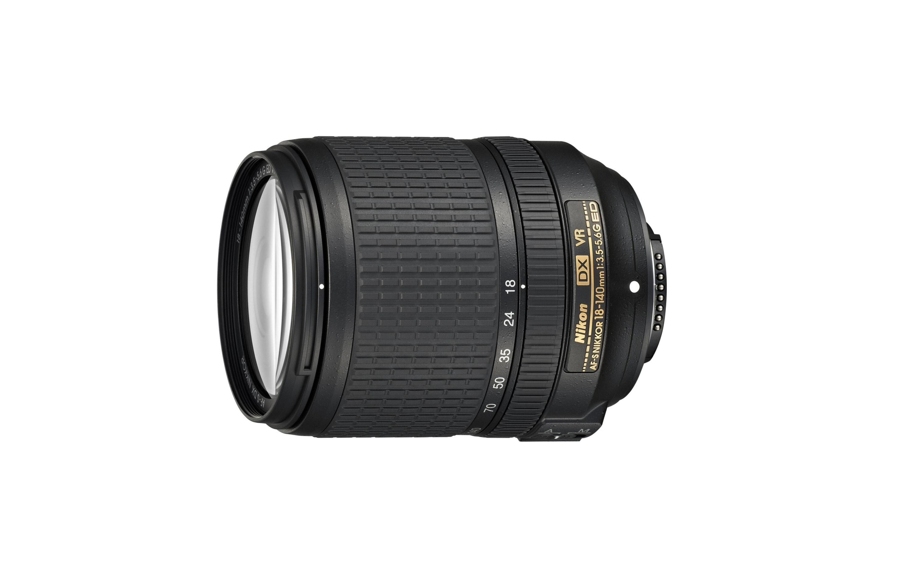 Zoomobjektiv AF-S DX 18-140mm 3.5-5.6G ED VR Nikon F<br>Kompaktes und vielseitiges Zoomobjektiv im DX-Format