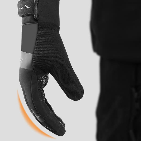 Varme Sportshansker med touch XL - Svart
