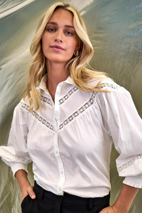 Minus witte dames blouse