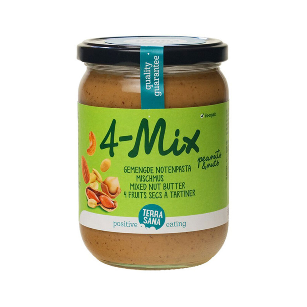 3x Terrasana Notenpasta 4 Mix500 gr