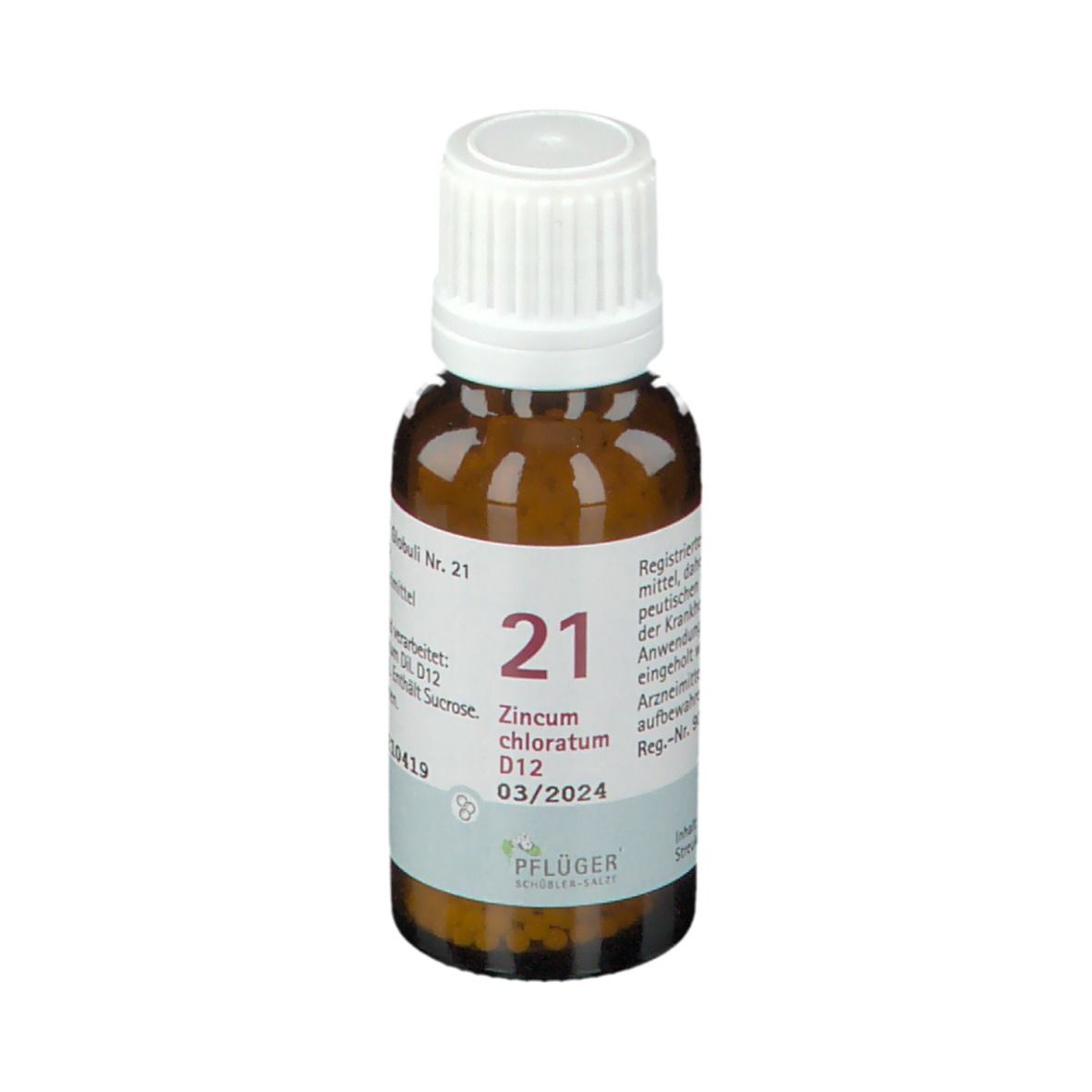 BIOCHEMIE PFLÜGER® Nr. 21 Zincum chloratum D12