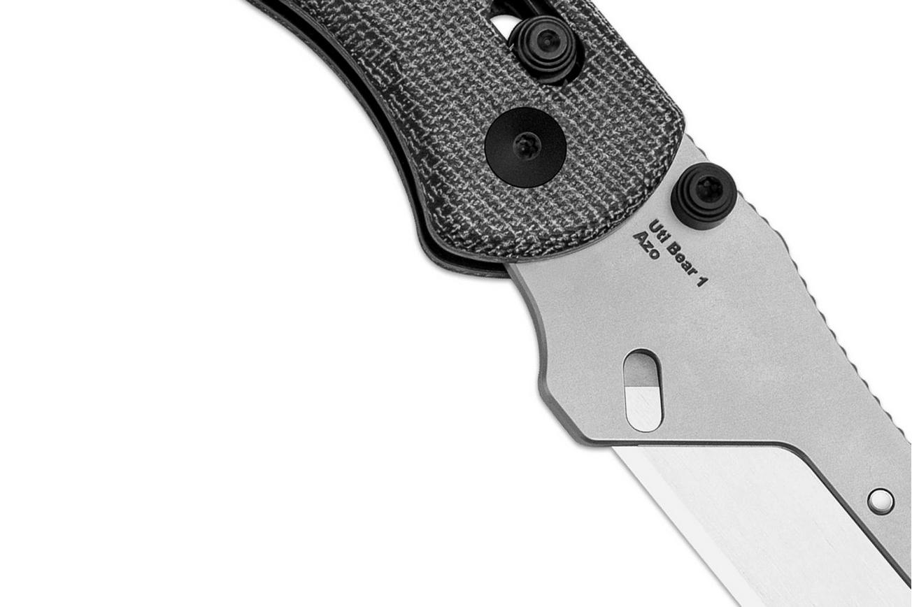Kizer Drop Bear Utility V3619JA3 Black Micarta, zakmes