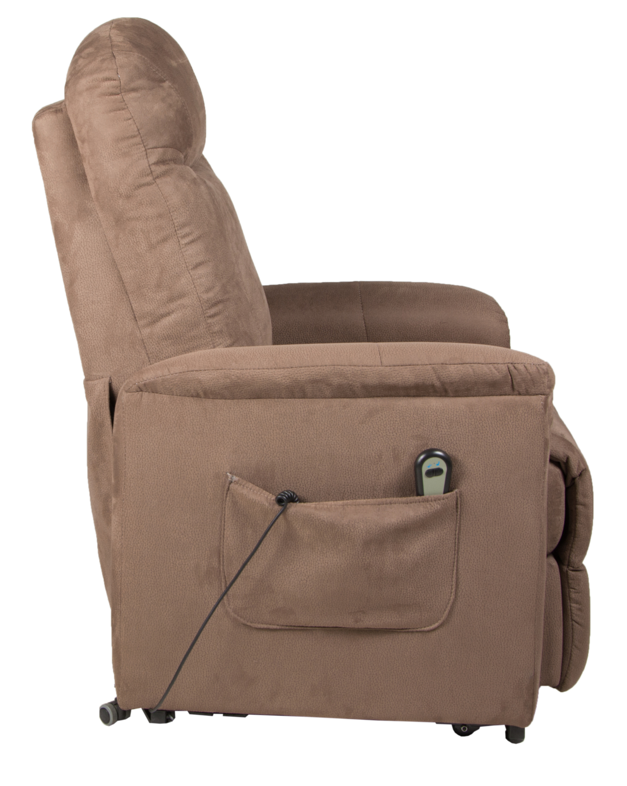 TV-Sessel - braun - mit Motor und Aufstehhilfe