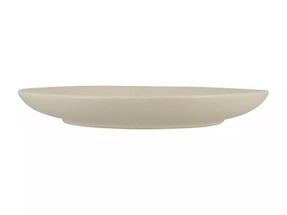 Novastyl - Lot 6 Assiettes A Dessert Arita 20.5cm En Gres Beige