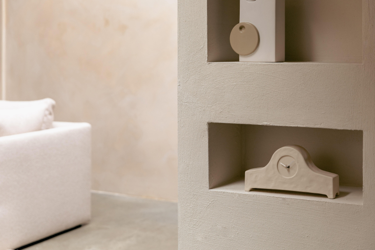 Zuiver Grandma klok wit