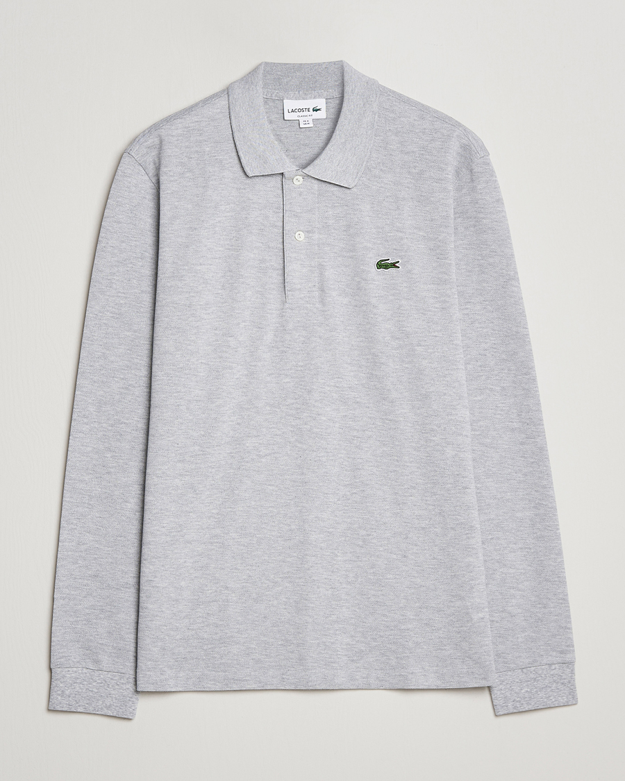 Lacoste Long Sleeve Original Polo Grey